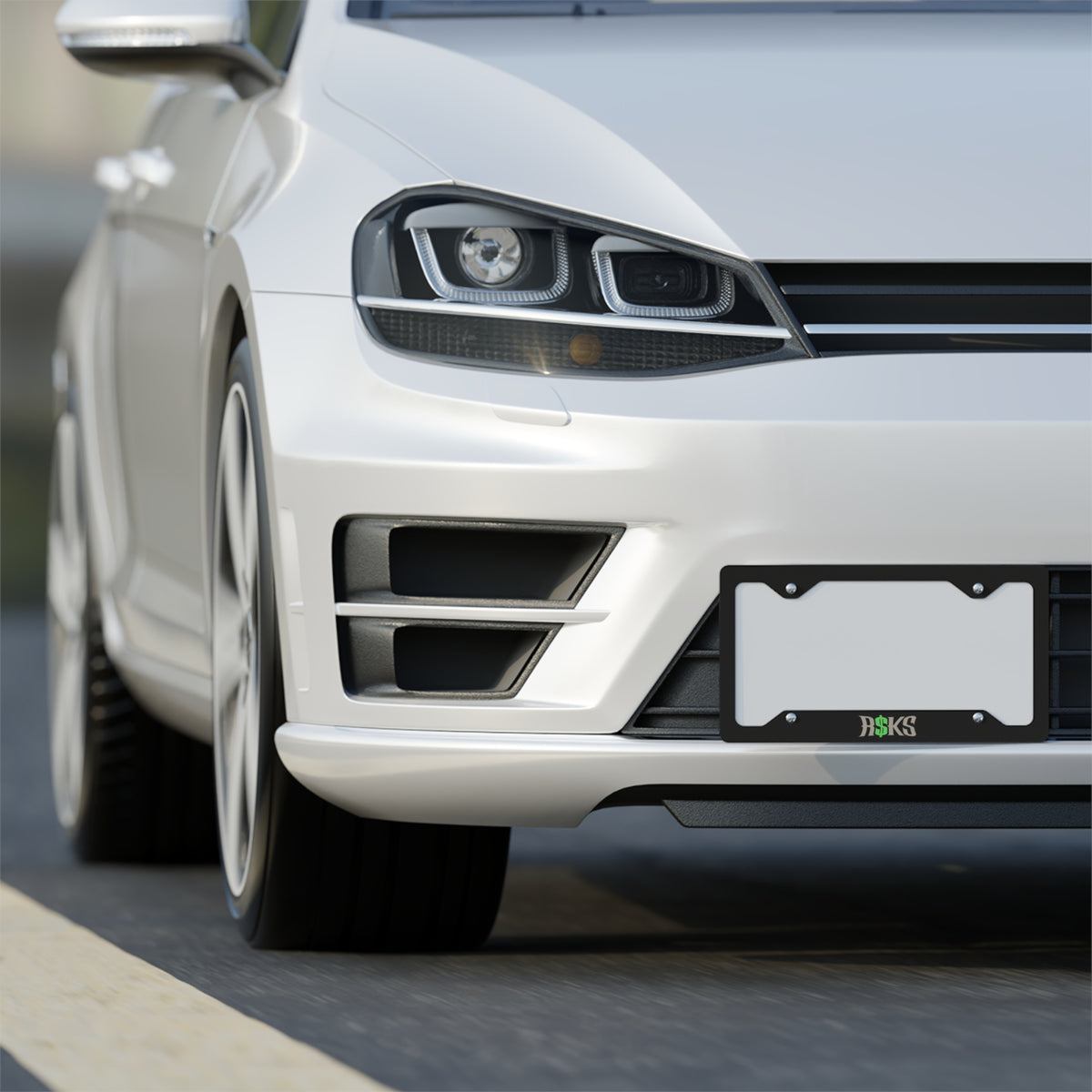 R$KS License Plate Frame – Midnight Edition